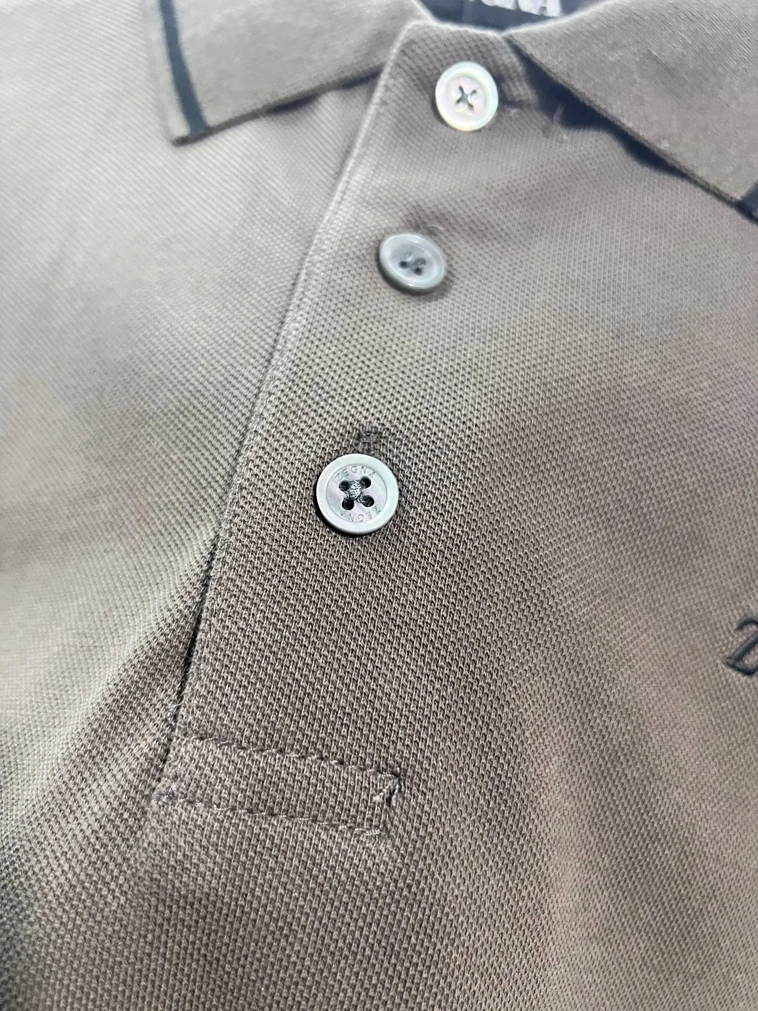 ZEGNA 2026New Arrival logo Same Style polo ：Brown Size：M L XL XXL